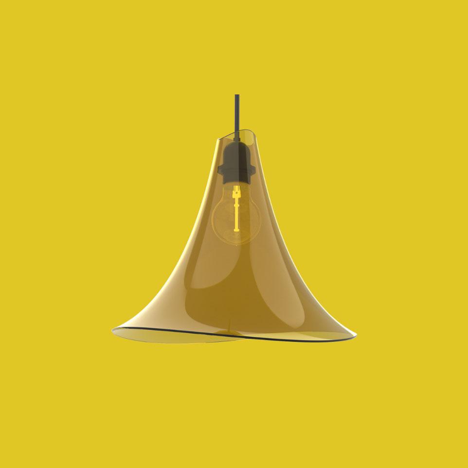 Suspension jaune BELL